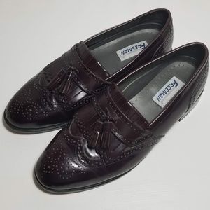 Freeman Willis Wingtip Loafers With Tassels